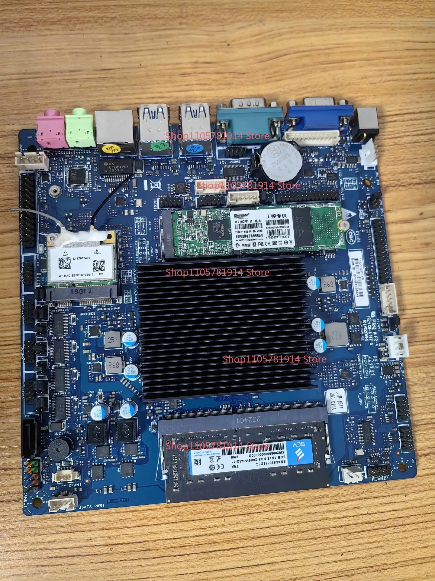 For JTH-J6412A1-D16A Main Board J6412 Processor DDR4 M.2 MiniPCIe