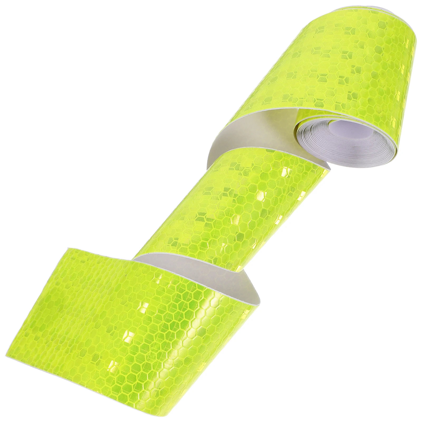 

4pcs Reflective Tape Self Adhesive Waterproof Visibility Vehicle Warning Sticker For Cars Trucks Trailers Bicycles Helmets