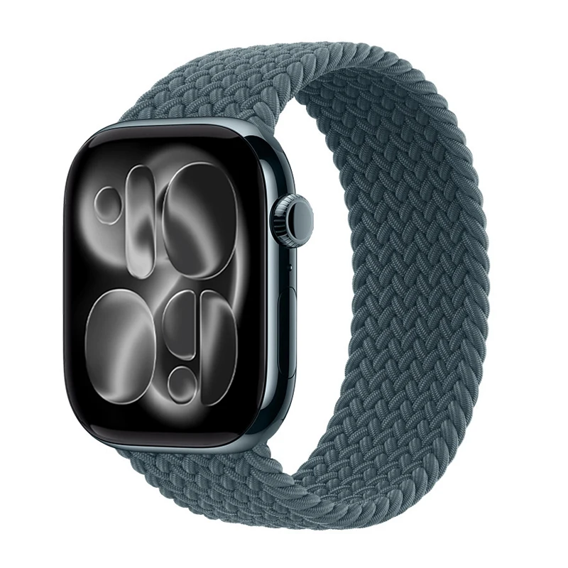 Geflochtene Solo-Loop für Apple Watch Band Serie 11 10 9 7 8 SE 6 Ultra 3 49 mm 46 mm 42 mm 44 mm 41 45 mm Armband Correa iWatch-Armbänder