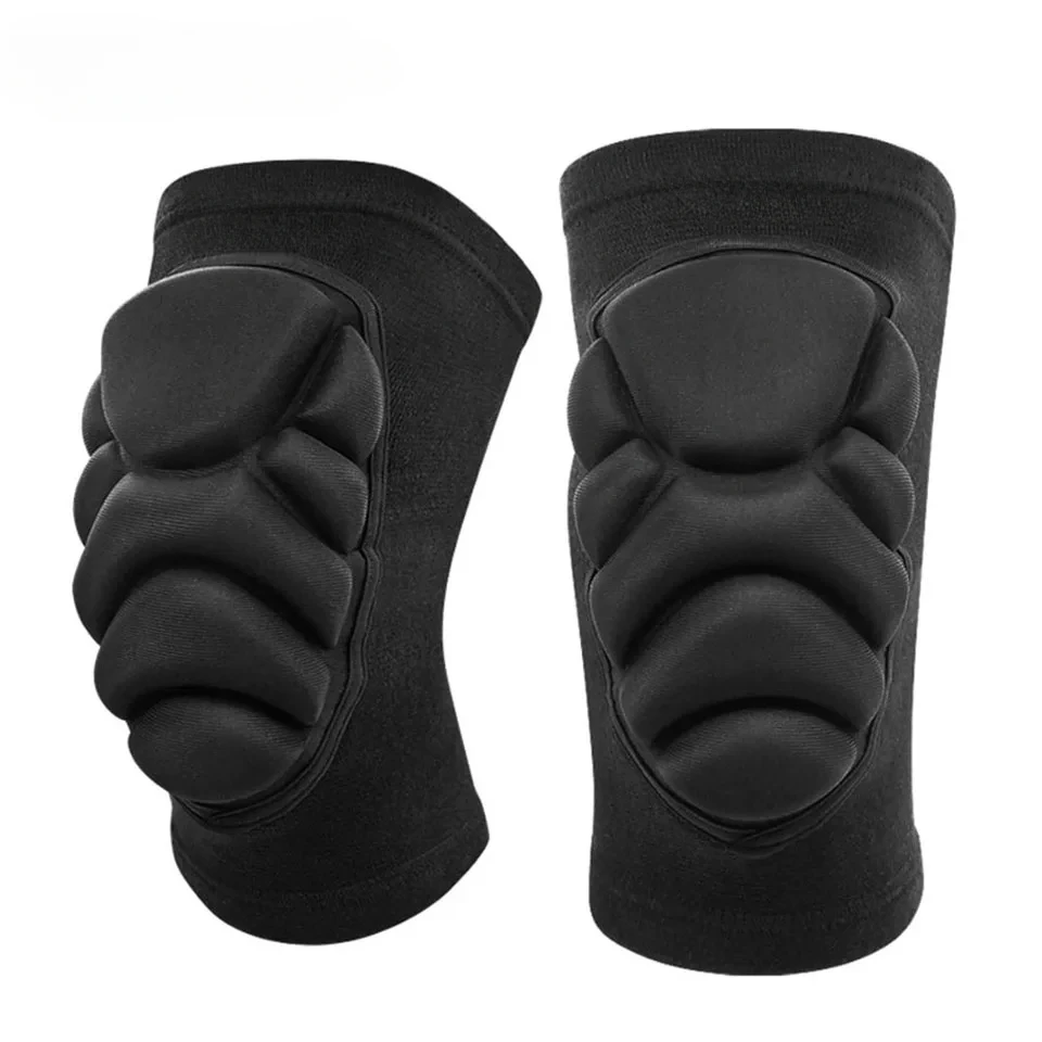 1 Pair Knee Pads Anti-Slip Collision Avoidance Kneepads with Thick EVA Foam for Volleyball Football Dance Knee Sleeve