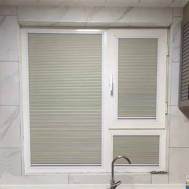 ZSTARR Wholesale Drill Free Cordless Shutter Honeycomb Cellular Blinds Screen Perfect Fit Blinds for Inward-opening Window