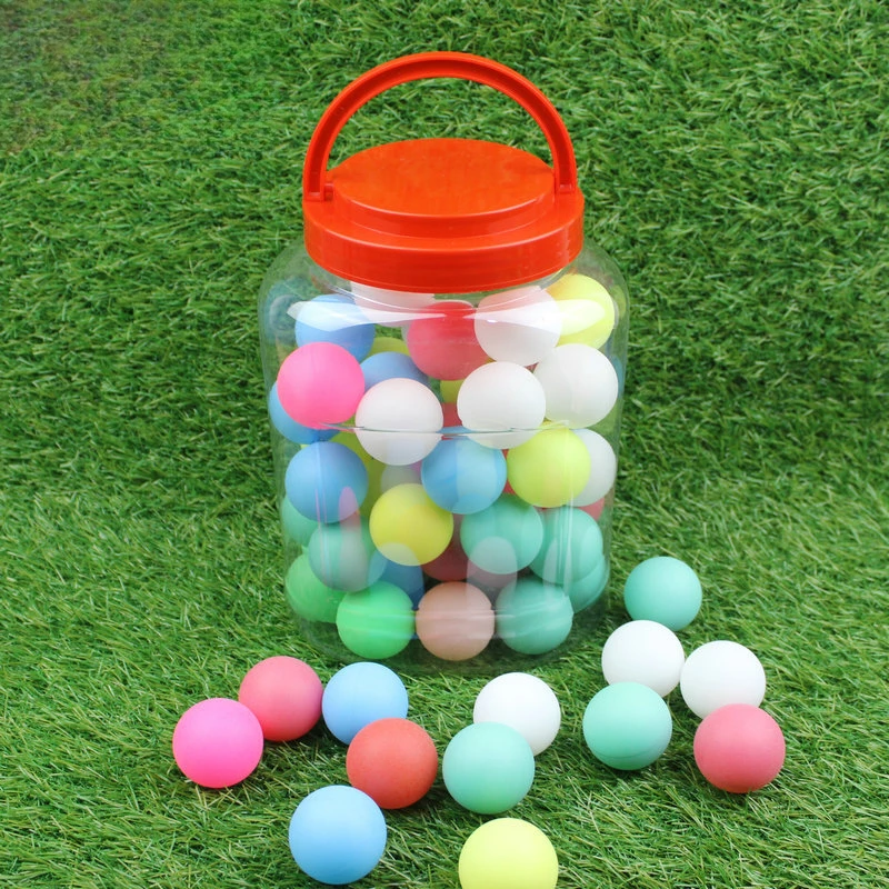 60 PCs Pp Lottery Serve Machine Color Seamless 40mm Large Table Tennis Ball