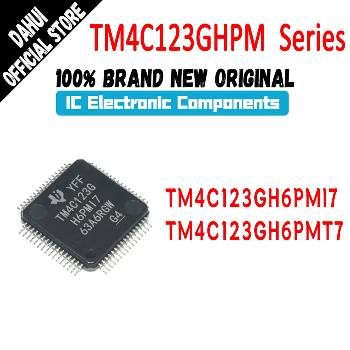 

TM4C123GH6PMI7 TM4C123GH6PMT7 TM4C123GH6PMI TM4C123GH6 TM4C123GH TM4C123 TM4C IC MCU Chip LQFP64 100% New Origin in Stock