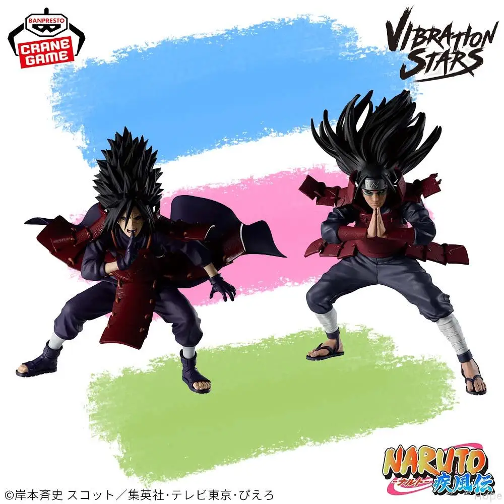 

Original BANPRESTO VIBRATION STARS Naruto Shippuden Senju Hashirama Uchiha Madara Figure Anime Model Toy