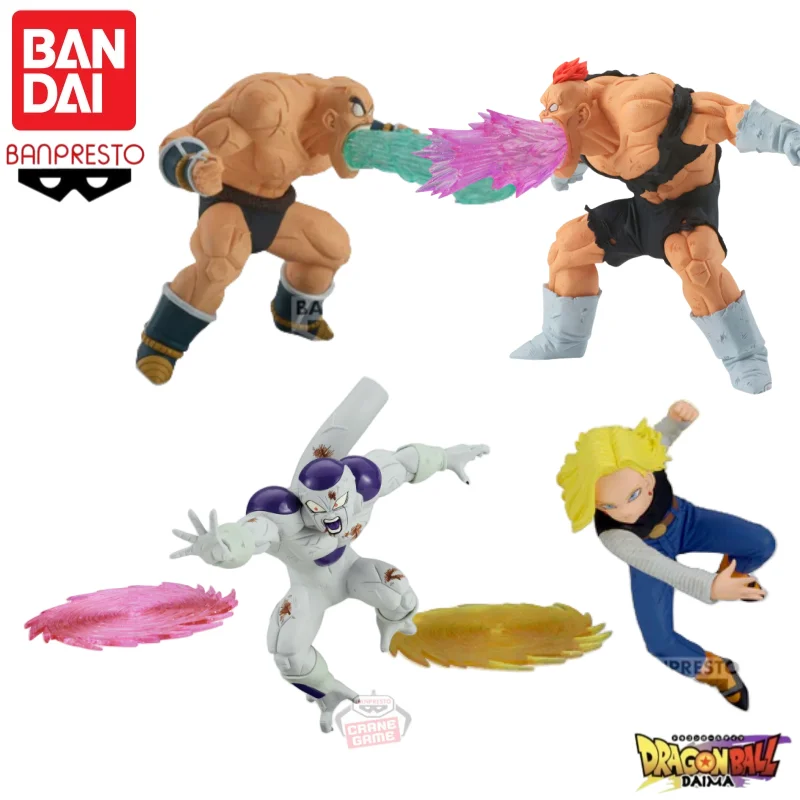 

В наличии оригинальная Bandai Banpresto Dragon Ball Android 18, модель игрушки, экшн-фигурка, статуя гаража, коллекционные украшения