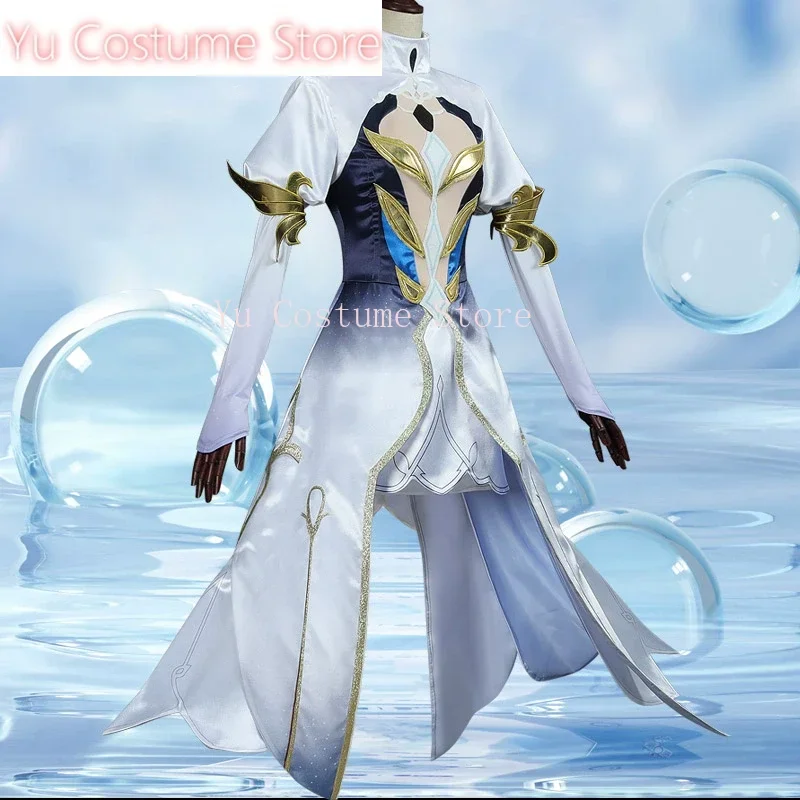 

Yu костюм Genshin Impact Furina De Fontaine косплей костюм Cos игры аниме вечерние униформа Хэллоуин играть ролевая одежда одежда