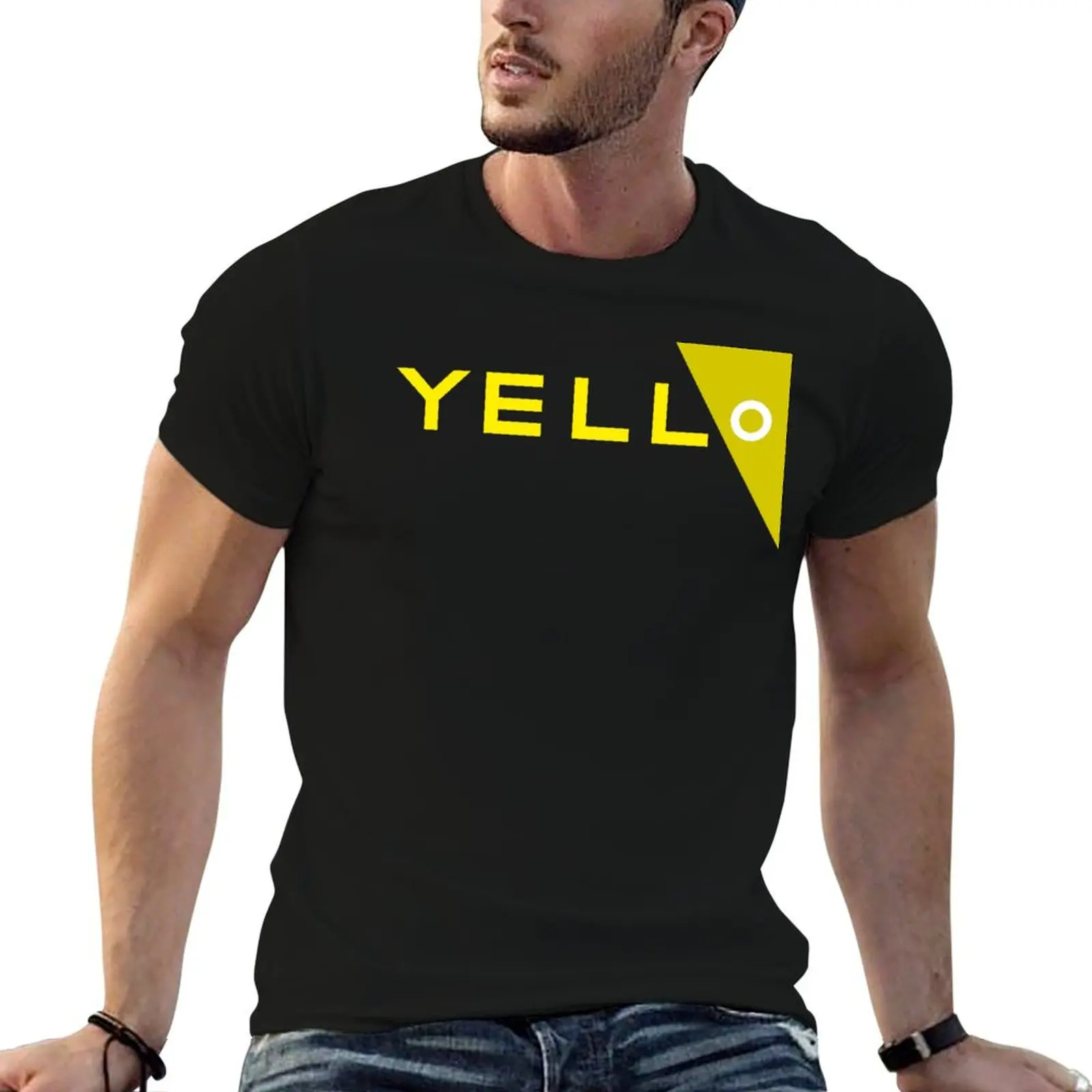 

men for shirts shirt T-Shirt man t man cotton YELLO casual t