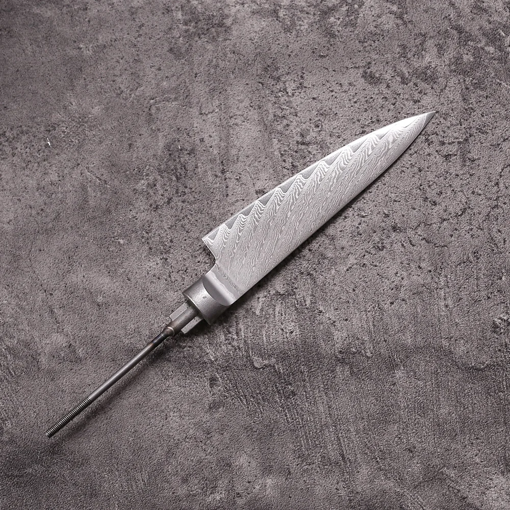 TURWHO 4.5-inch Kitchen Utility Knife Blank Blade DIY Handmade Damascus Steel Chef Knives Cutlery DIY Petty Knifes Making Tools view 3