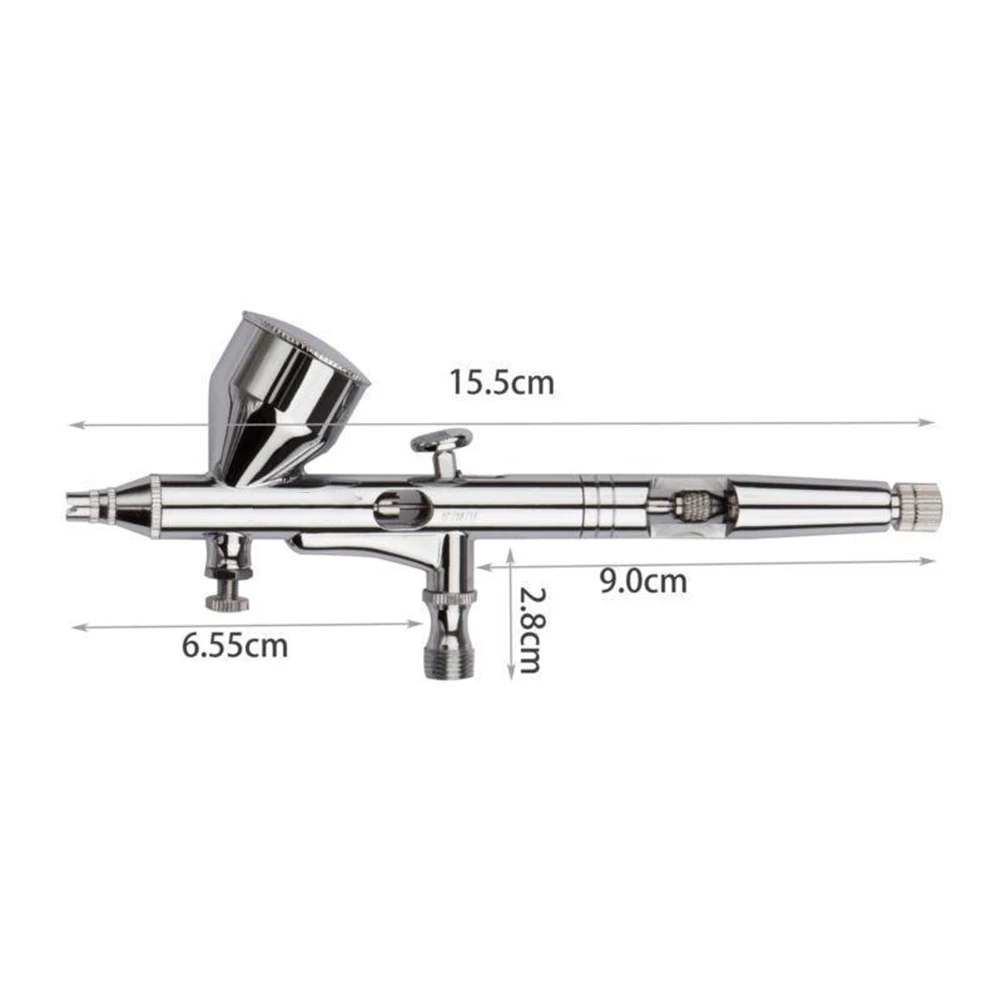 

180k Airbrush Kit Mini Compressor Spray Gun for Nails Painting Portable Lightweight Cake Tattoos Artwork Tshirt
