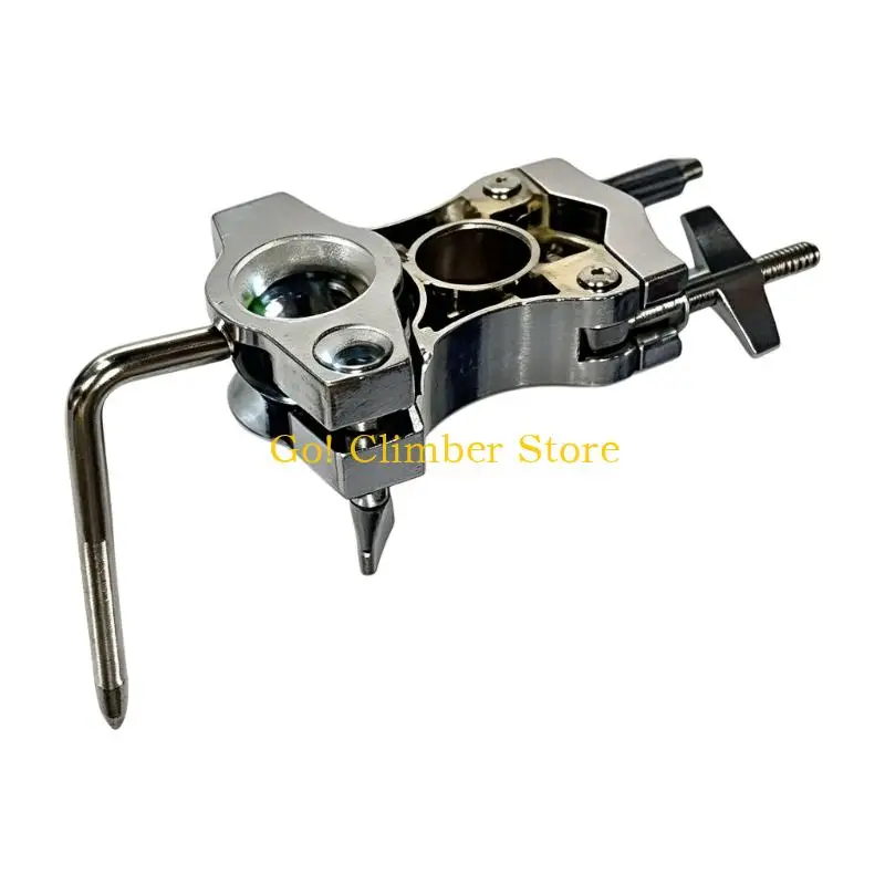Q84C Drum Clamp Metal Cowbell Holder Expansion Clip Replacement Cowbell Mount Holder