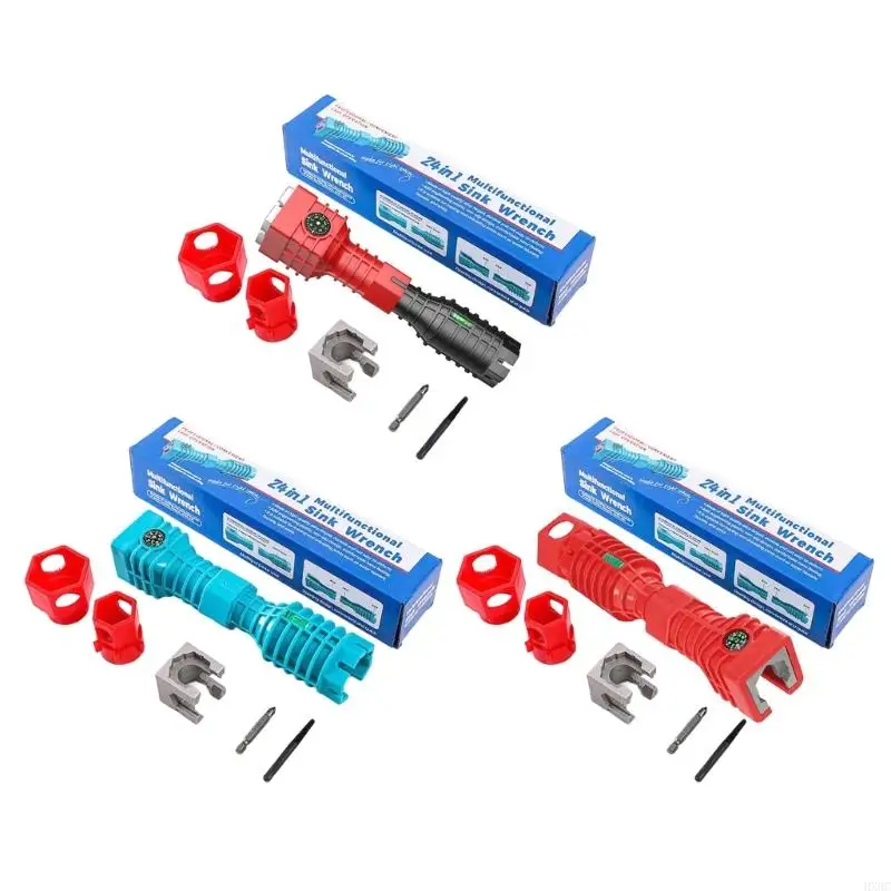 Công thái học 24 trong 1 Vòi và Cờ lê cài đặt bồn rửa để dễ dàng xử lý hệ thống ống nước