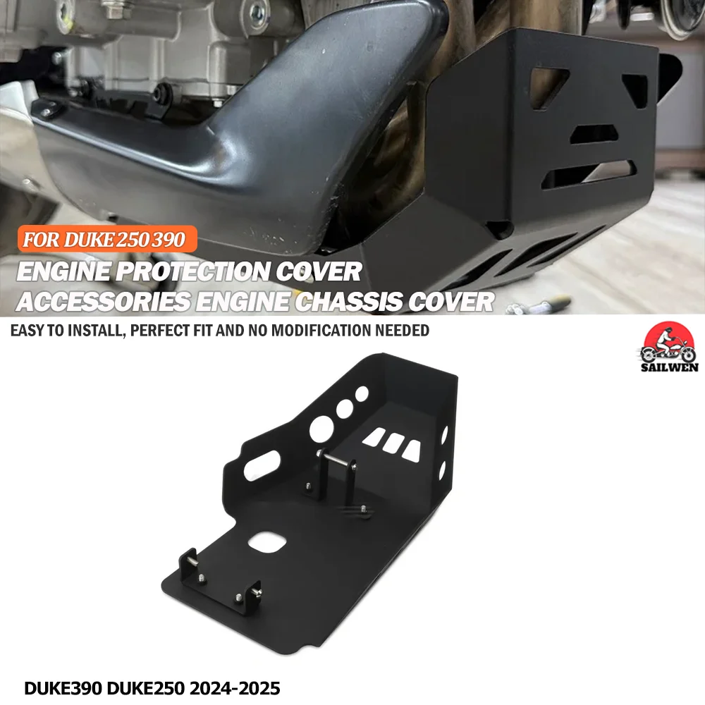 

Moto Accessories Engine Guard Protection Cover Base Bash Skid Plate Protector For KTM DUKE 390 250 For DUKE390 DUKE250 2024 2025