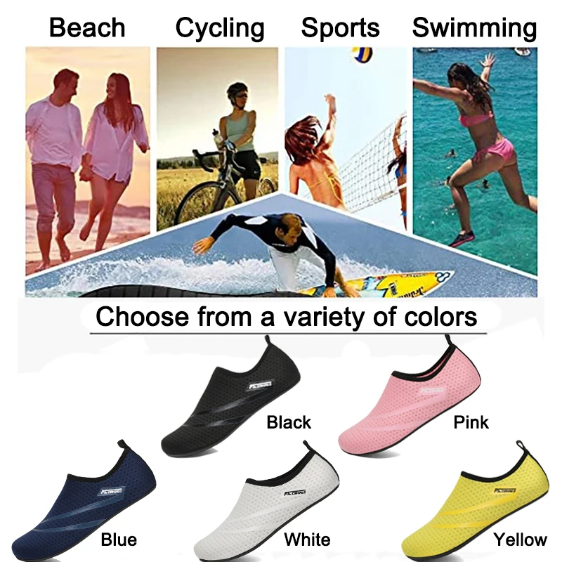 Casual non-slip sneakers Swimming dive socks Summer beach comfortable breathable flats Beachfront water shoes unisex image 6
