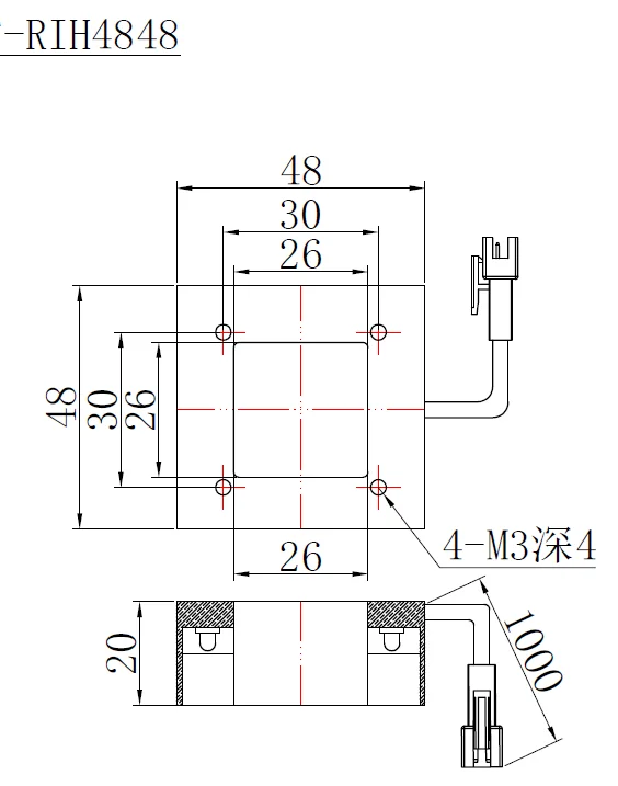 RIH48 infrared UV Light source machine vision detection identification positioning grab lighting square shadowless light source