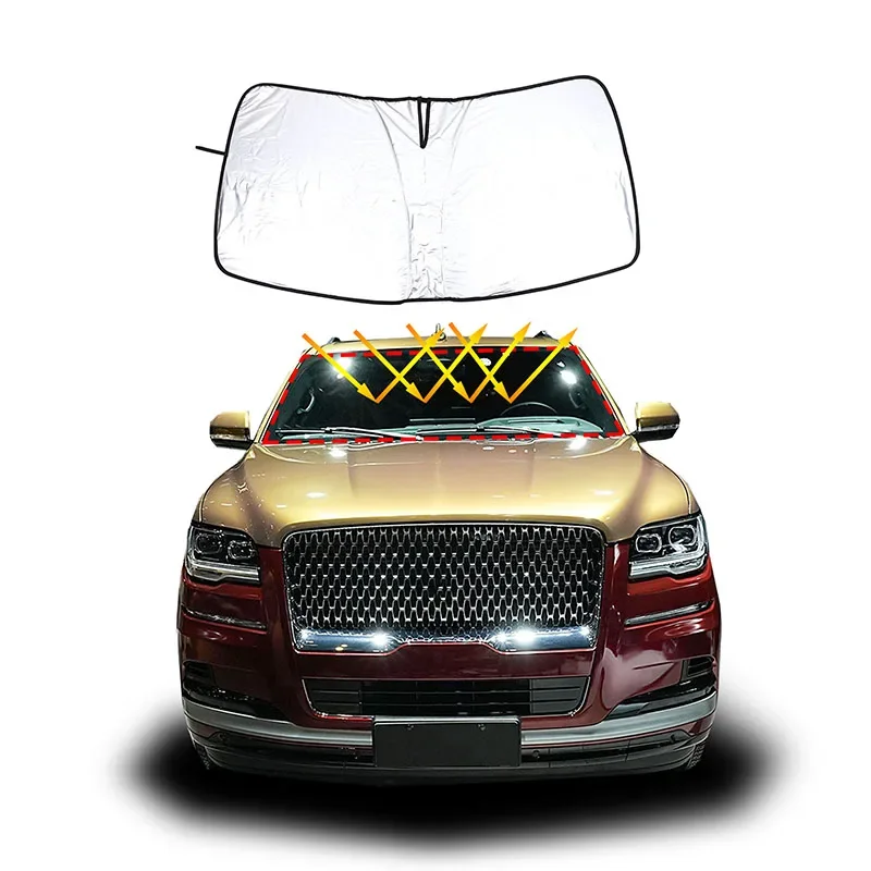 

For Lincoln Navigator 2024+ Sunshade Windshield Sun Protection Heat Cover Summer Car Interior Accessories