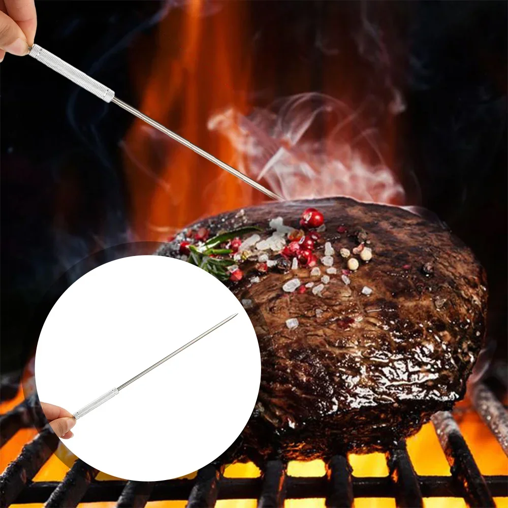 Food Meat Thermometer Probe Replacement Waterproof Temperature Probe Cooking Thermometer Probe Sensor Stainless Steel