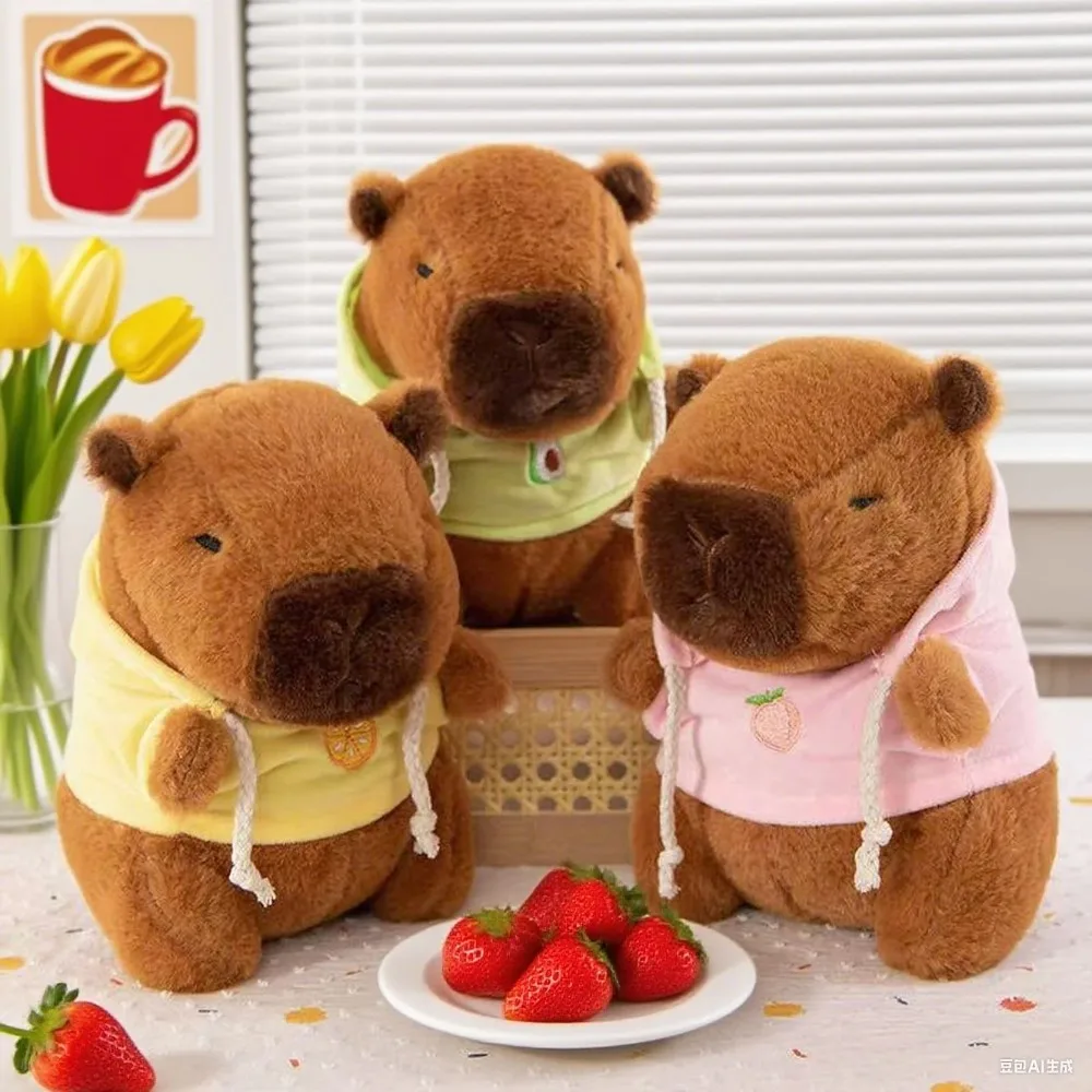 Cute Cartoon Capybara Pendant Keychain, Gift Idea
