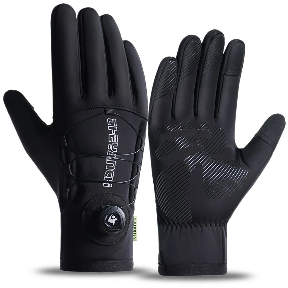 GTUBIKE Winter-warme Handschuhe für Männer und Frauen, verlängerte, verdickte, wind- und wasserdichte Sport-Touchscreen-Ski-Fahrradhandschuhe