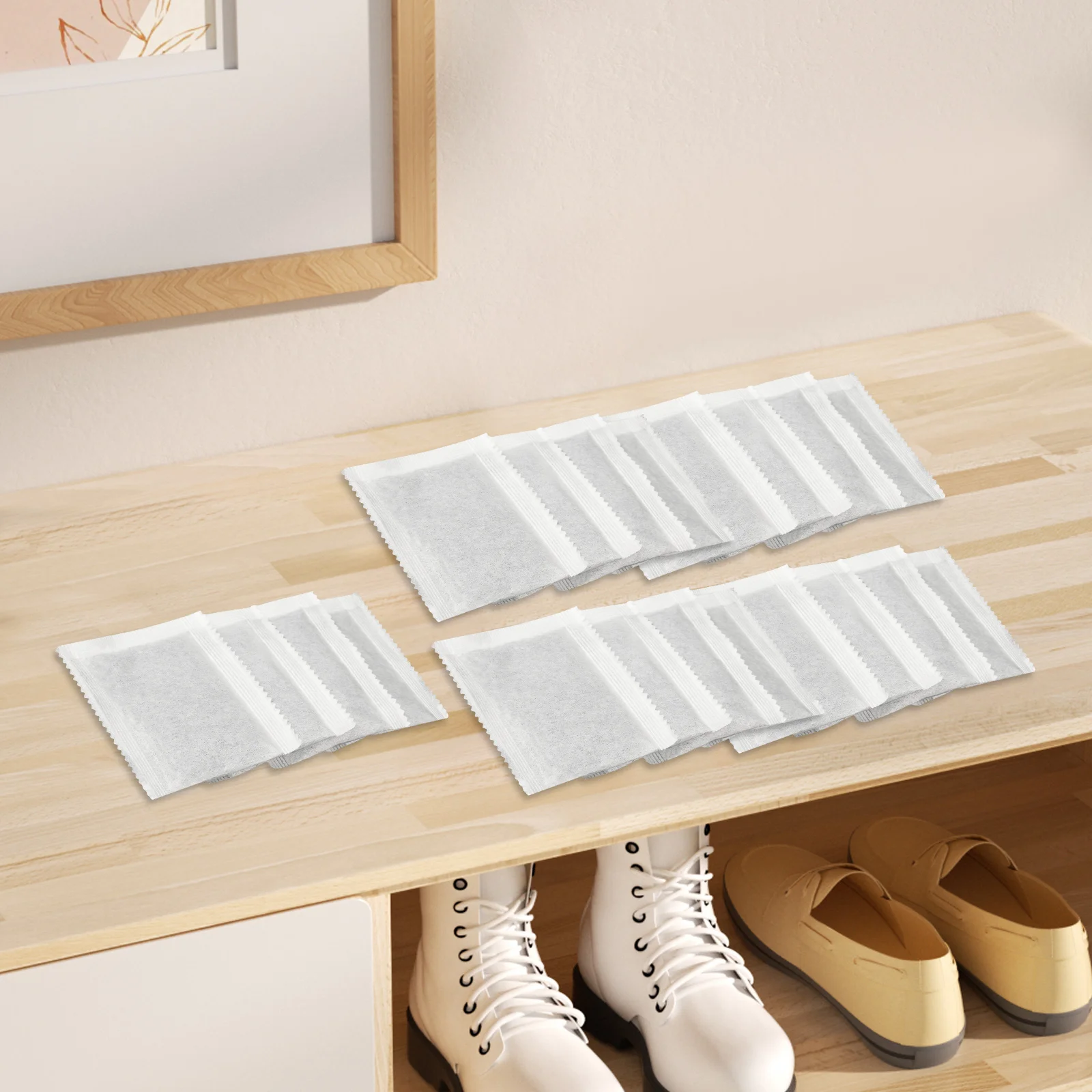 

20 Pack Coconut Shell Activated Carbon Filter, Independent Packaging Each of 8-10g Activated Carbon for Removing Chlorine