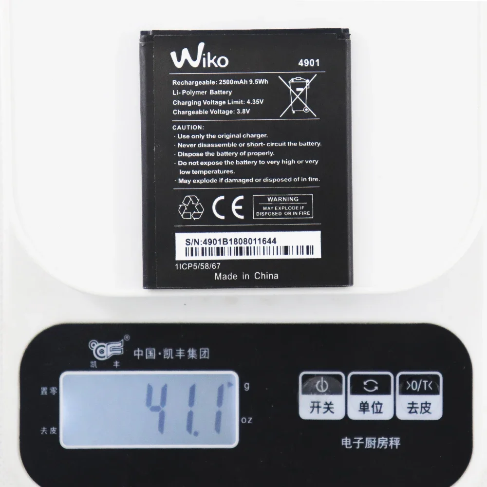 2500mAh 3.8V Battery For Wiko 4901 Mobile Phone Batterie Bateria