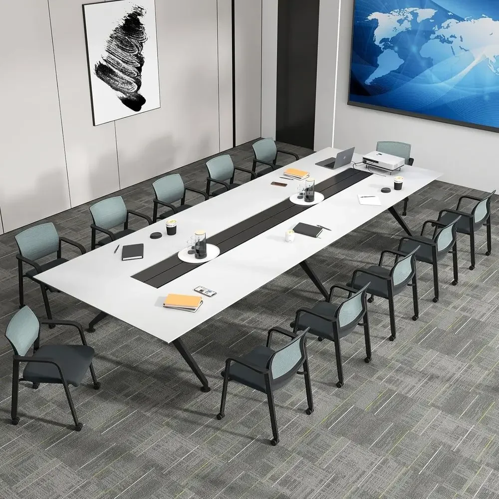 Stackable Mesh Office Chairs with Armrests and Wheels, Perfect for Waiting Rooms, Schools, and Lobbies (Grey)