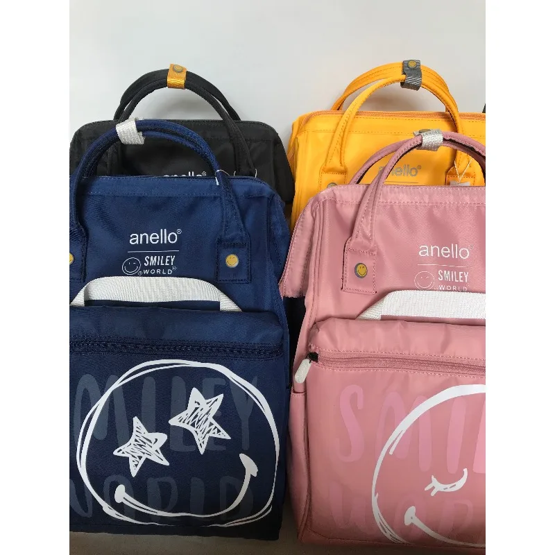 Japanese Anello Unisex Oxford Water Resistant Multi Purpose Bag Handbag Shoulder Crossbody Backpack for Daily Travel