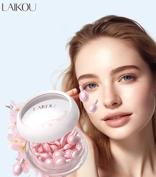 LAIKOU Sakura Capsule Essential Oil Facial Serum Moisturizing Brightening Serum…