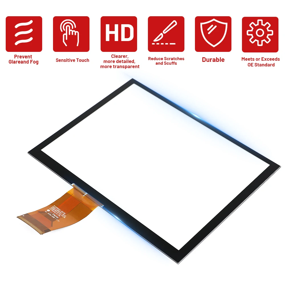 LA084X01(SL)(01)(02)New Uconnect 8.4 Inch LCD Touch Screen Digitizer For Dodge Challenger Charger Durango Radios GPS Navigation