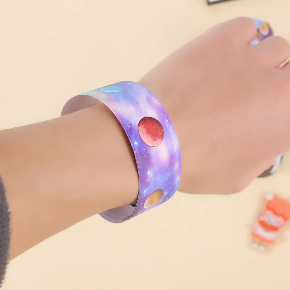 

48 Pcs Bracelet Friendship Bracelets Bulk Kid Party Favors Halloween for Kids Glitter Slap