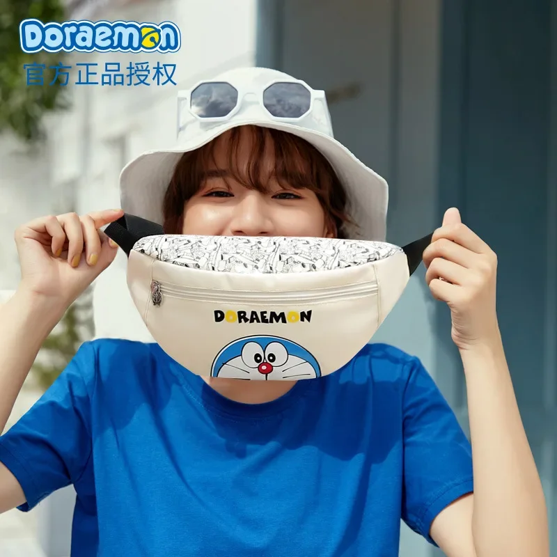 Doraemon monederos para mujer, bolso de mensajero para mujer, bolsos cruzados para mujer, riñonera, estuche de hombro, bolso de pecho deportivo para