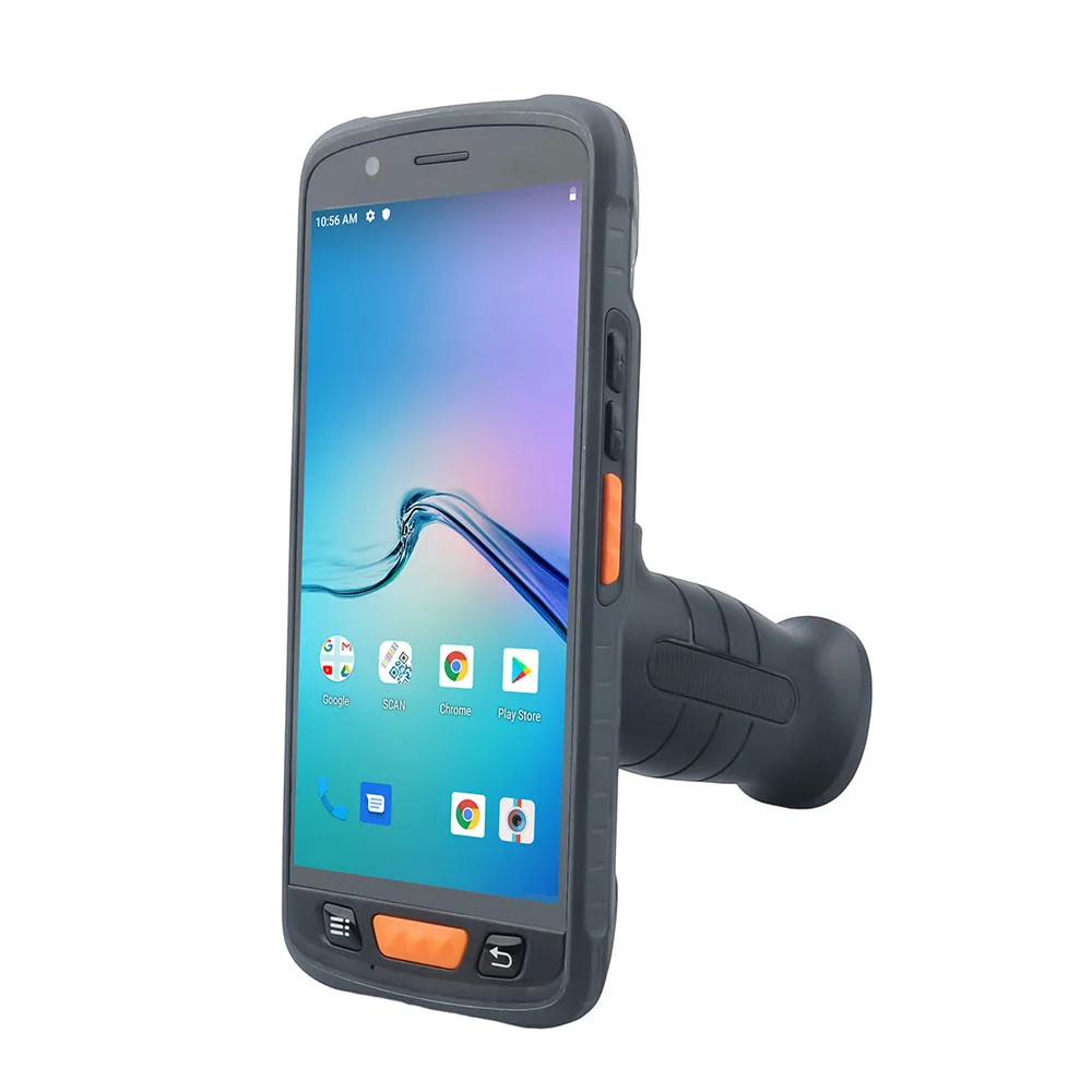 2024 Android Barcode Scanner with Handheld Pistol Grip Zebra SE4710 Scan 5.5 inch 1440*720 3GB RAM 4G lte Long Standby 9000mAH