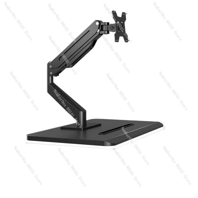 No punching, computer monitor base bracket, mechanical air pressure cantilever free lifting and rotating, for 32-inch screen