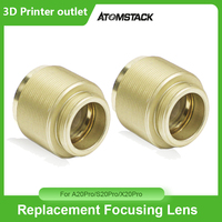 ATOMSTACK 2PCS Atomstack 20W/10W Replacement Focusing Lens for 10W/20W Laser Module and M100 Module Internal Focusing Lens