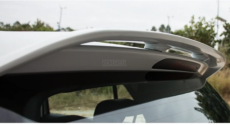 Carro ABS plástico spoiler para Volkswagen VW Golf 7, cor de primer sem pintura, tronco traseiro, asa de inicialização, 2014-2019