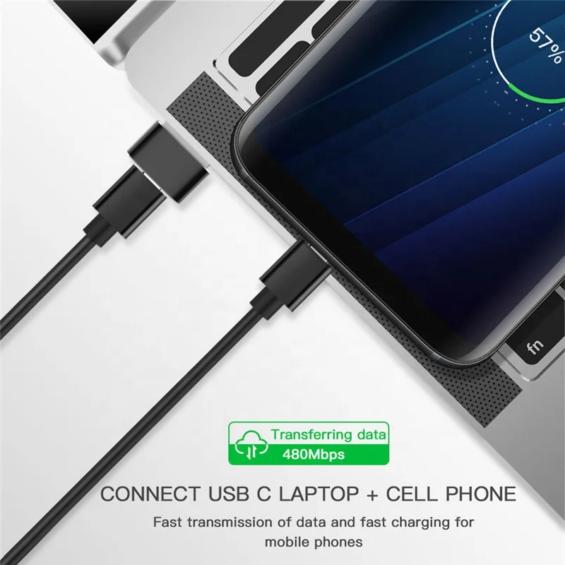 Ucaoyi usb otgオス-タイプcメスアダプターコンバーター、nexus 5x6p oneplus 3 2 USB-C用type-cケーブルアダプター、データ充電器