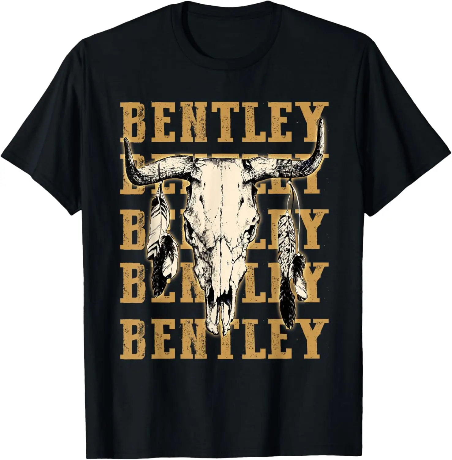 

Bentley Proud Last Name Lovers Vintage Art Awesome Apparel T-Shirt