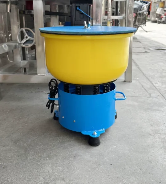 Machine PU Glue Straight Bucket Small Vibration Metal Deburring Shaft Vibration Grinding and Polishing Machine Fast Delivery