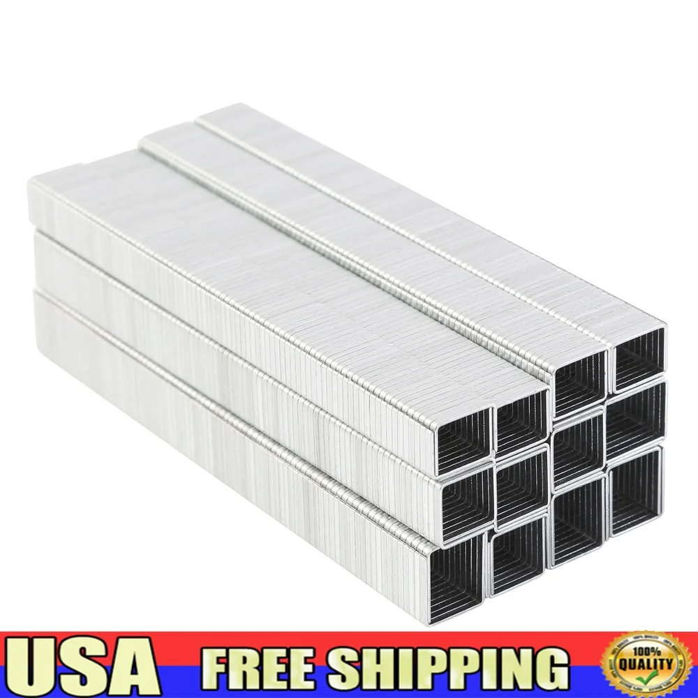 

2000-Piece Heavy Duty Staple Assortment DIY Crafting Home Improvement Projects Durable Stainless Steel Easy Installation