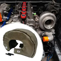 T3 Turbocharger Cover Wrap Protection Insulation Wrap Car Turbo Blanket Heat Shield Barrier Titanium Fiber Motorcycle Accessorie