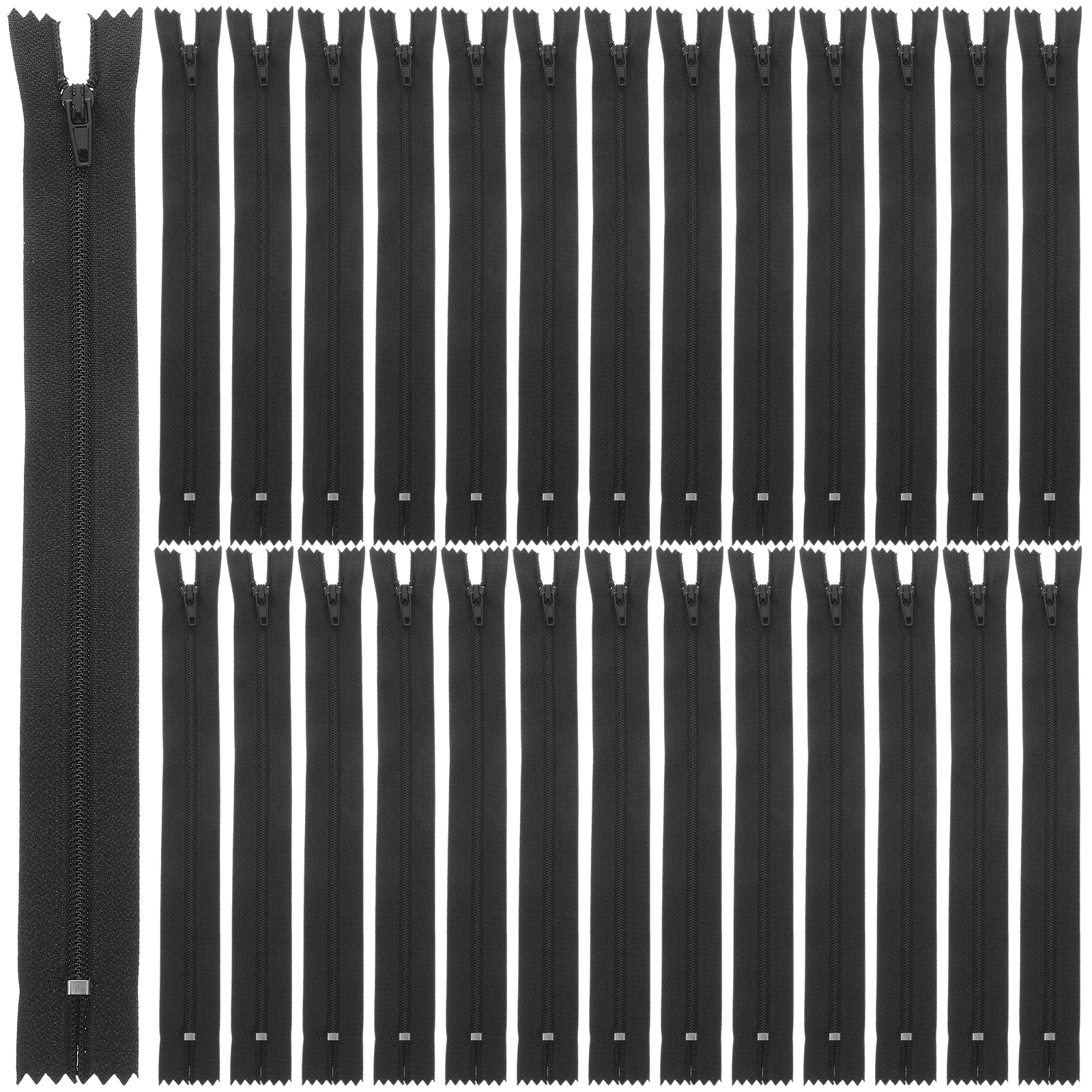 

100Pcs Colorful Nylon Zippers for Sewing Crafts Bags Clothing Durable Easytouse Zippers for Sewing Replacement Zipper