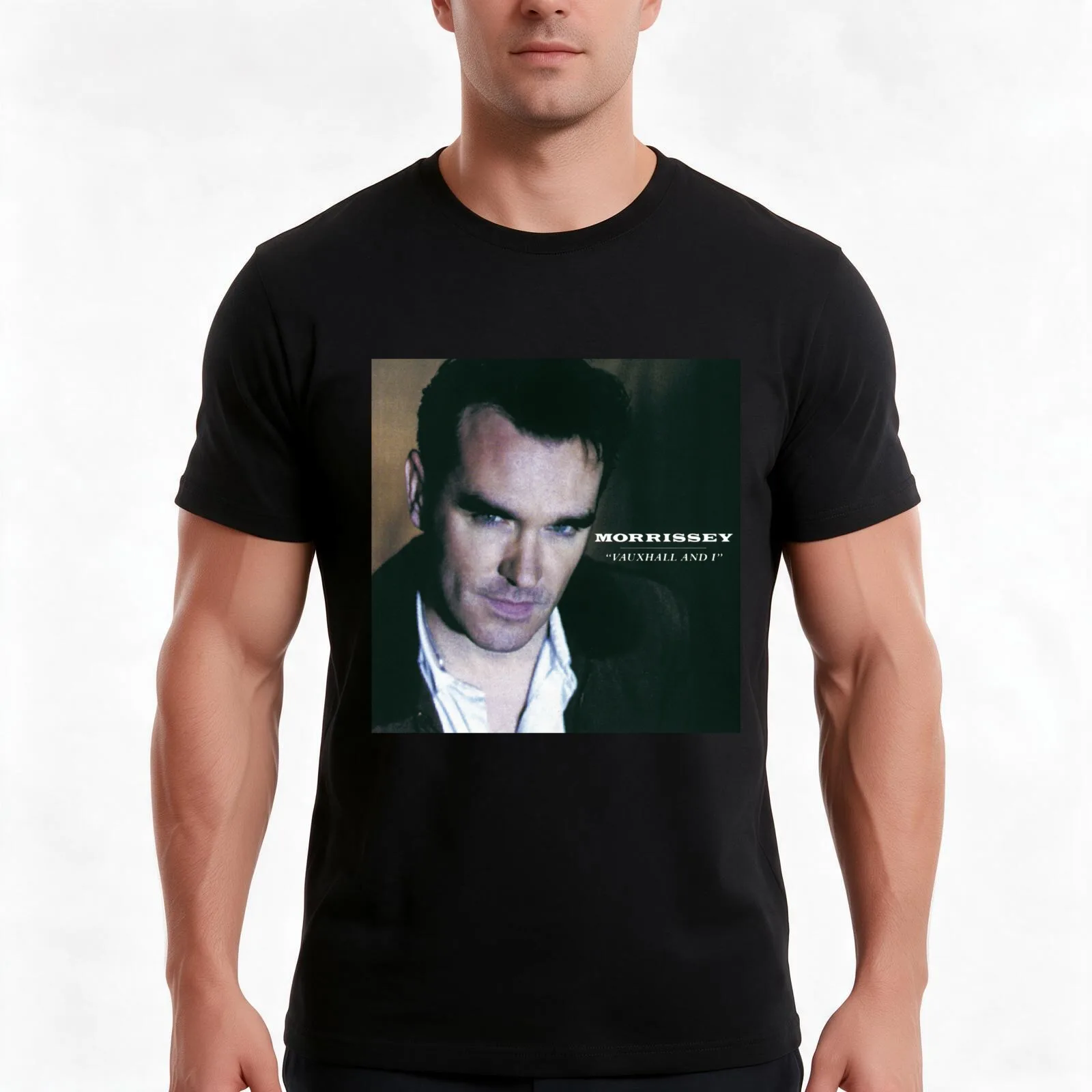 Morrissey vauxhall and i T-Shirt, Summer Casual Cotton Tee, Oversized Streetwear Tops, Vintage Graphic Print, Unisex Men Women