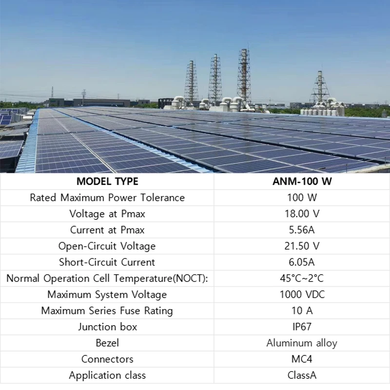Obrázek 3: Anern solární panel 100aw monokrystalické 18v ip67 vodotěsný fotovoltaických panely maxi stejnosměrný 1000V solární paneles solární kemping RV domácí