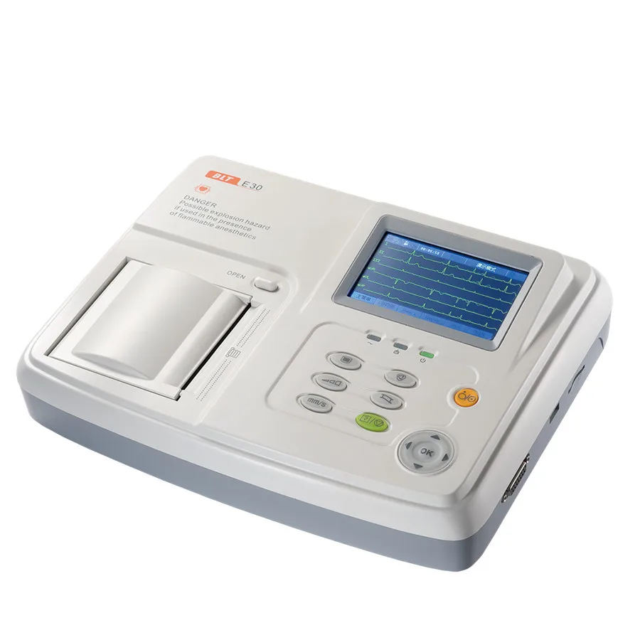 

Biolight E30 4.3color LCD touch screen Automatic measurement Digital Portable Electrocardiograph