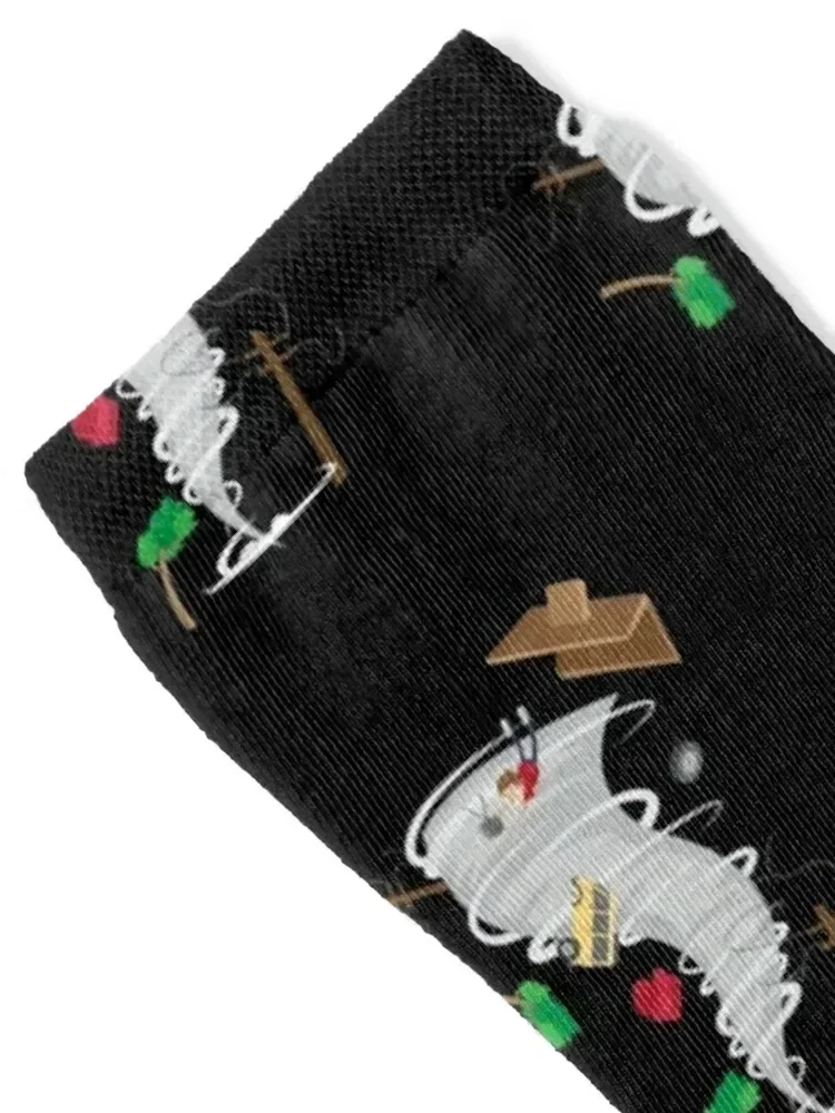 Awesome Tornado & Storm Chaser Severe Weather Socks hip hop christmass gift Argentina floor Socks For Women Men's