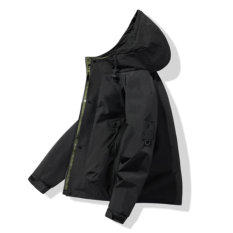

New Couple Outdoor Jackets Men Women Windproof Waterproof Hooded Jacket Casual Hiking Camping Coat Youth Rider Windbreaker Coats