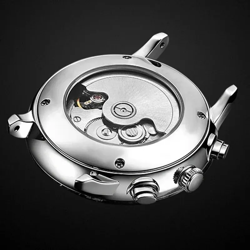 2022 New Mens Fashion Mechanical Watches Business Automatic Wristwatch Stainless Steel Luminous Designer Clock Reojes De Hombre