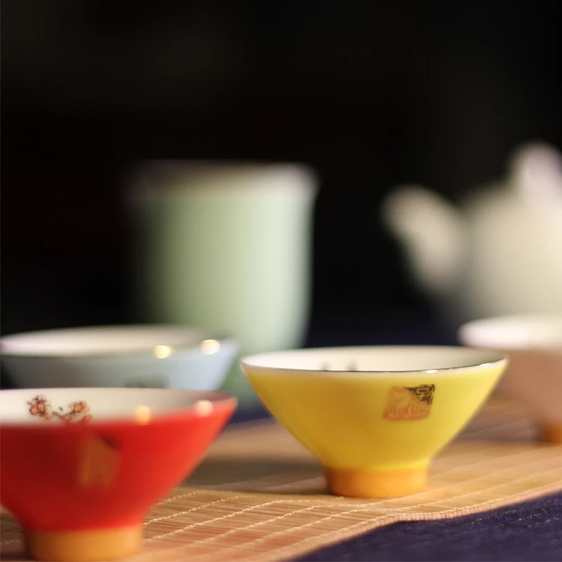 SEALINkSeal Art Society Colección de tazas de cerámica de 7 piezas de honor presidencial - Edición limitada