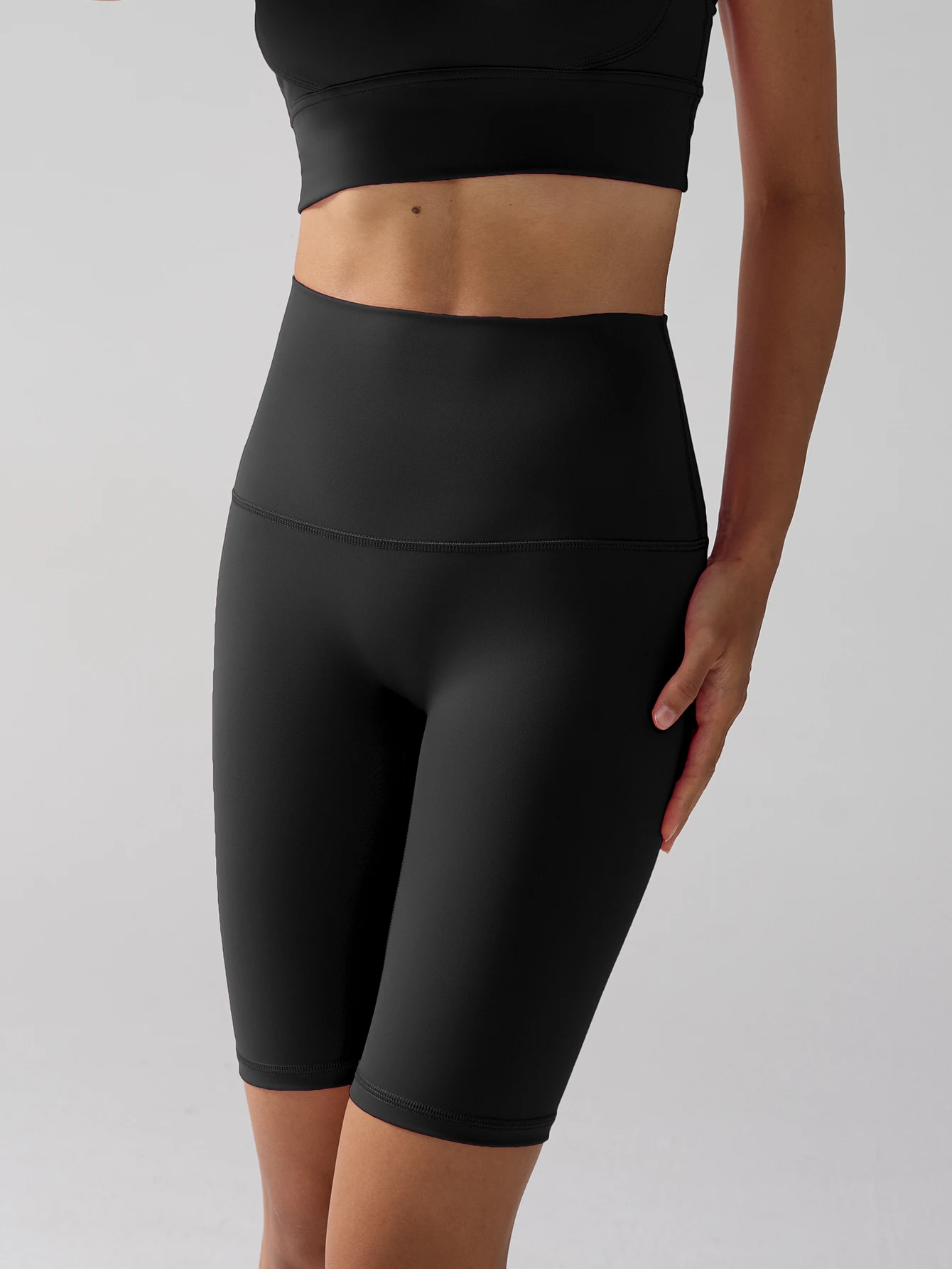 Women's High Waisted Biker Yoga Shorts No Awkward Lines Hip Lift Breathable Comfortable Running Workout Cycling Sports Shorts