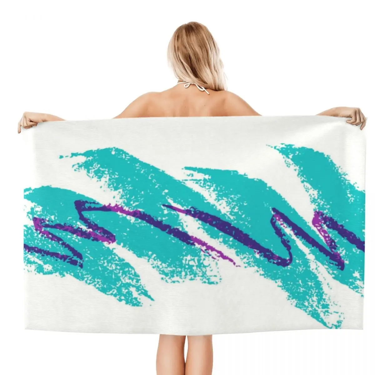 Custom Jazz Solo Cup Retro Vaporwave Quick Drying Microfiber Bath Beach Towel Soft Linen Wave Sauna Bathroom Towels