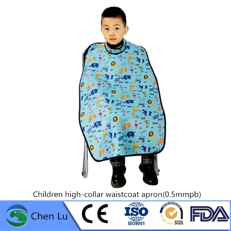 

Genuine x-ray gamma ray protective Children high collar dental apron radiological protection 0.5mmpb child lead waistcoat apron